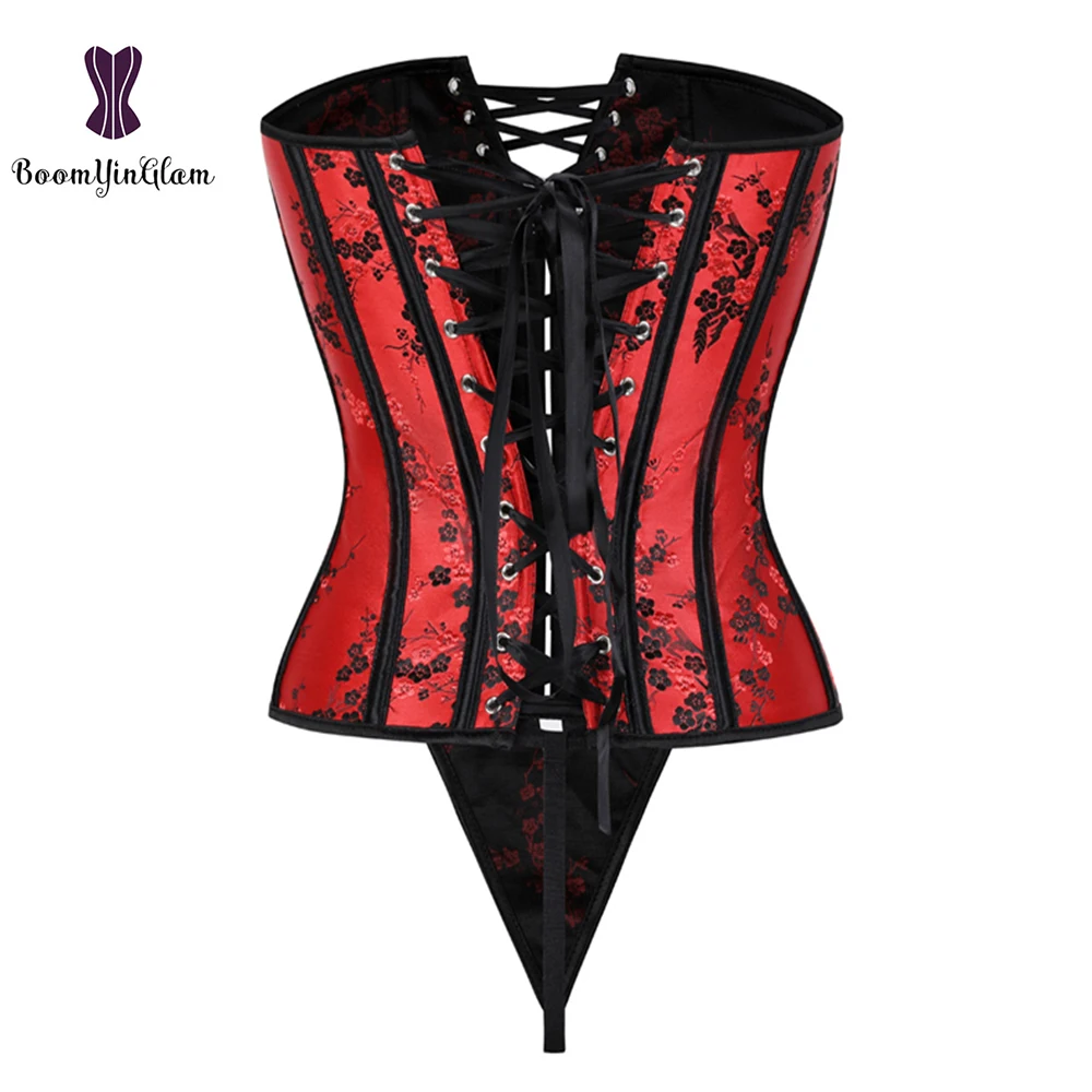 Sexy Overbust Corset Lace Up Boned Sexy Plus Size Red floral Bustier Boned Shaper Embroidery Corset
Sexy Overbust Corset Lace Up Boned Sexy Plus Size Red floral Bustier Boned Shaper Embroidery Corset