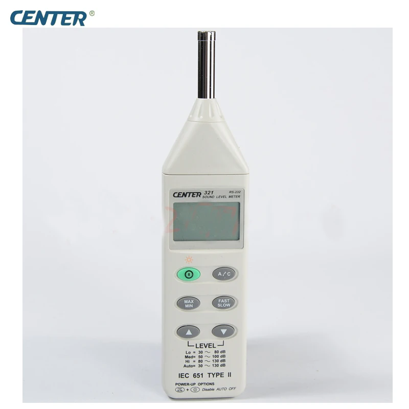 Noise & Sound Level Meter CENTER-321(30-130dB) Digital Noise Meter Tester Gauge
Noise & Sound Level Meter CENTER-321(30-130dB) Digital Noise Meter Tester Gauge
