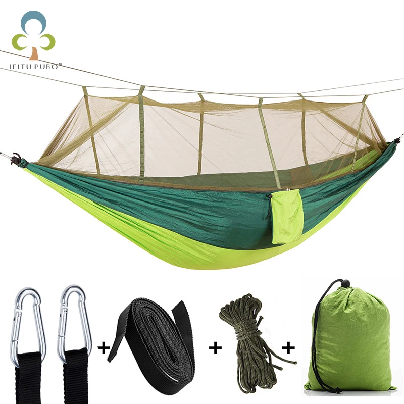 260*140CM Portable Outdoor Camping Hammock with Mosquito Net High Strength Material Hanging Bed Sleeping Swing YJN
260*140CM Portable Outdoor Camping Hammock with Mosquito Net High Strength Material Hanging Bed Sleeping Swing YJN
