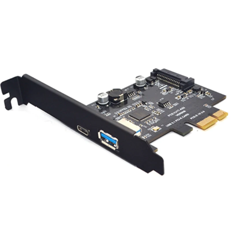 USB 3,1 Type C PCIe карта расширения PCI-E к USB3.1 GEN 2 10 Гбит/с USB Type-C + USB3.0 Type a Riser Card
USB 3,1 Type C PCIe карта расширения PCI-E к USB3.1 GEN 2 10 Гбит/с USB Type-C + USB3.0 Type a Riser Card