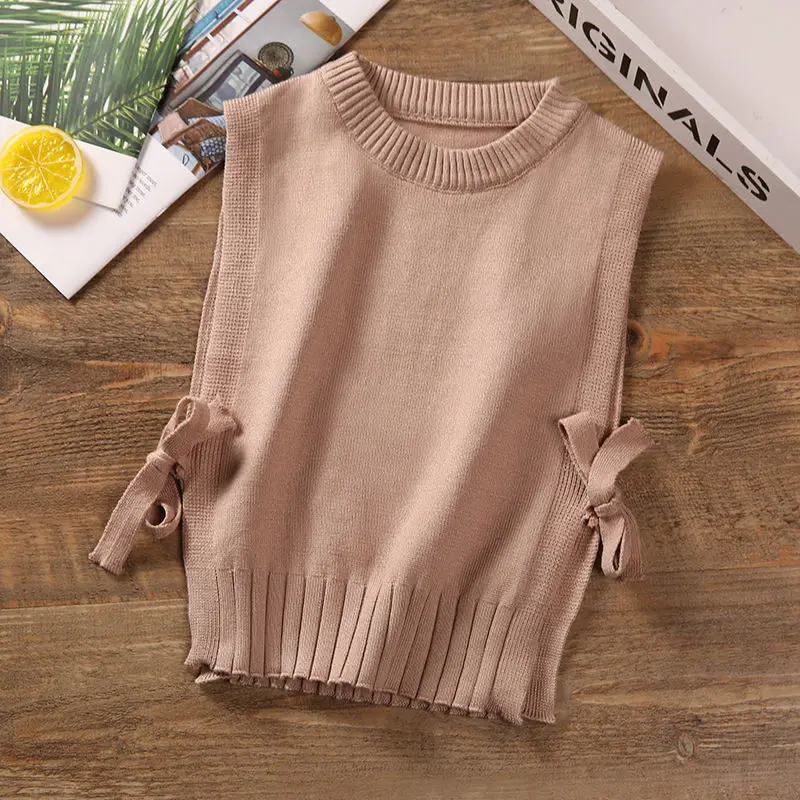 Kids Sweater Vest Pullover Knitted Clothing for Toddler Boys Gilrs Clothes Cute Bow Children O-neck Tops Soft Waistcoat 2021 New
Kids Sweater Vest Pullover Knitted Clothing for Toddler Boys Gilrs Clothes Cute Bow Children O-neck Tops Soft Waistcoat 2021 New