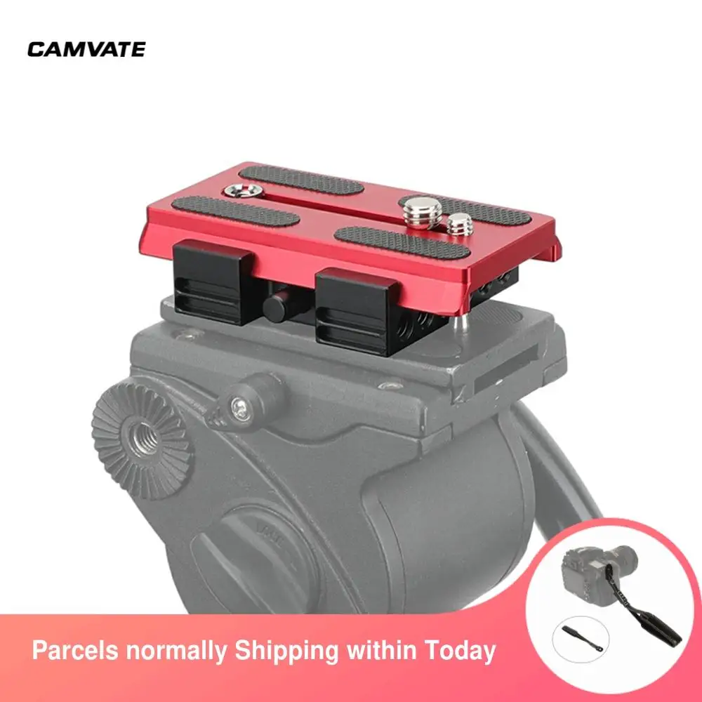 CAMVATE Manfrotto Quick Release Clamping Plate With Manfrotto Camera Mount Sliding Plate For Shoulder Pad,Cage,Tripod,Stabilizer
CAMVATE Manfrotto Quick Release Clamping Plate With Manfrotto Camera Mount Sliding Plate For Shoulder Pad,Cage,Tripod,Stabilizer