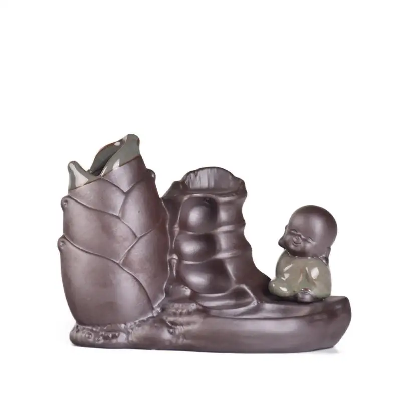 Mountain River Handicraft Incense Holder Small Monk Backflow Incense Burner Smoke Waterfall Incense Sticks Holder Home Decor
Mountain River Handicraft Incense Holder Small Monk Backflow Incense Burner Smoke Waterfall Incense Sticks Holder Home Decor