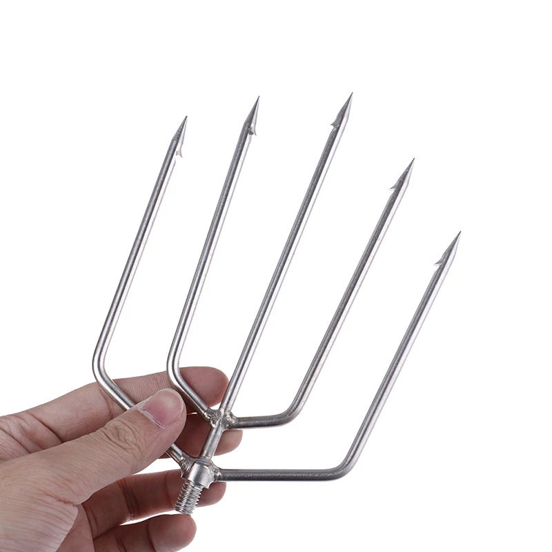 NEW 1Pcs Fishing Tools Stainless Steel Barbed 7/5 Prong Harpoon Fish Fork Fishing Ice Breaker Hook Accessory Tackle 5 Sizes
NEW 1Pcs Fishing Tools Stainless Steel Barbed 7/5 Prong Harpoon Fish Fork Fishing Ice Breaker Hook Accessory Tackle 5 Sizes