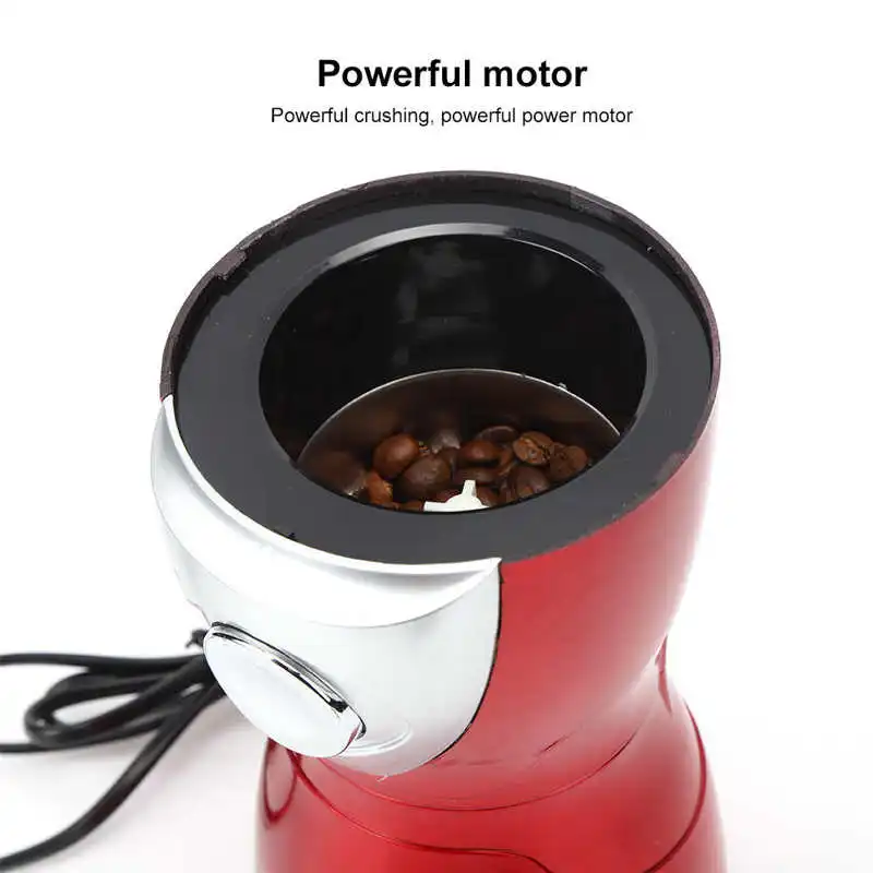 Housewhold Electric Grinder Coffee Bean Manual Grain Crusher Tool with Stainless Steel Blade EU Plug 220V Manual Coffee
Housewhold Electric Grinder Coffee Bean Manual Grain Crusher Tool with Stainless Steel Blade EU Plug 220V Manual Coffee