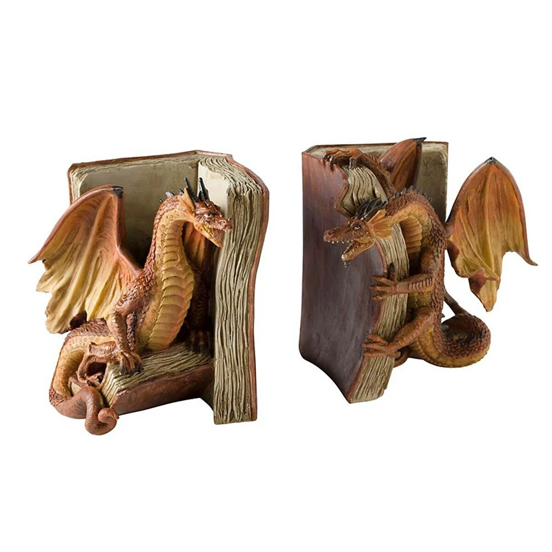 Fighting Dragon Bookends Resin Decorative Bookend Statues Desktop Ornament Home Decoration Accessories Room Decor
Fighting Dragon Bookends Resin Decorative Bookend Statues Desktop Ornament Home Decoration Accessories Room Decor