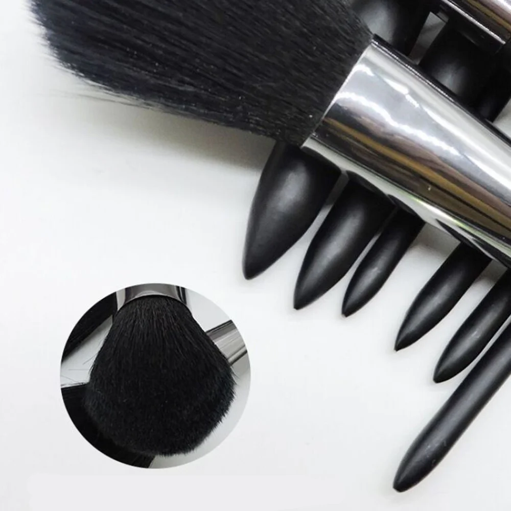 11pcs Cosmetic Brushes Small Durable Simple Fibre Makeup Brushes for Home Travel (Black)
11pcs Cosmetic Brushes Small Durable Simple Fibre Makeup Brushes for Home Travel (Black)