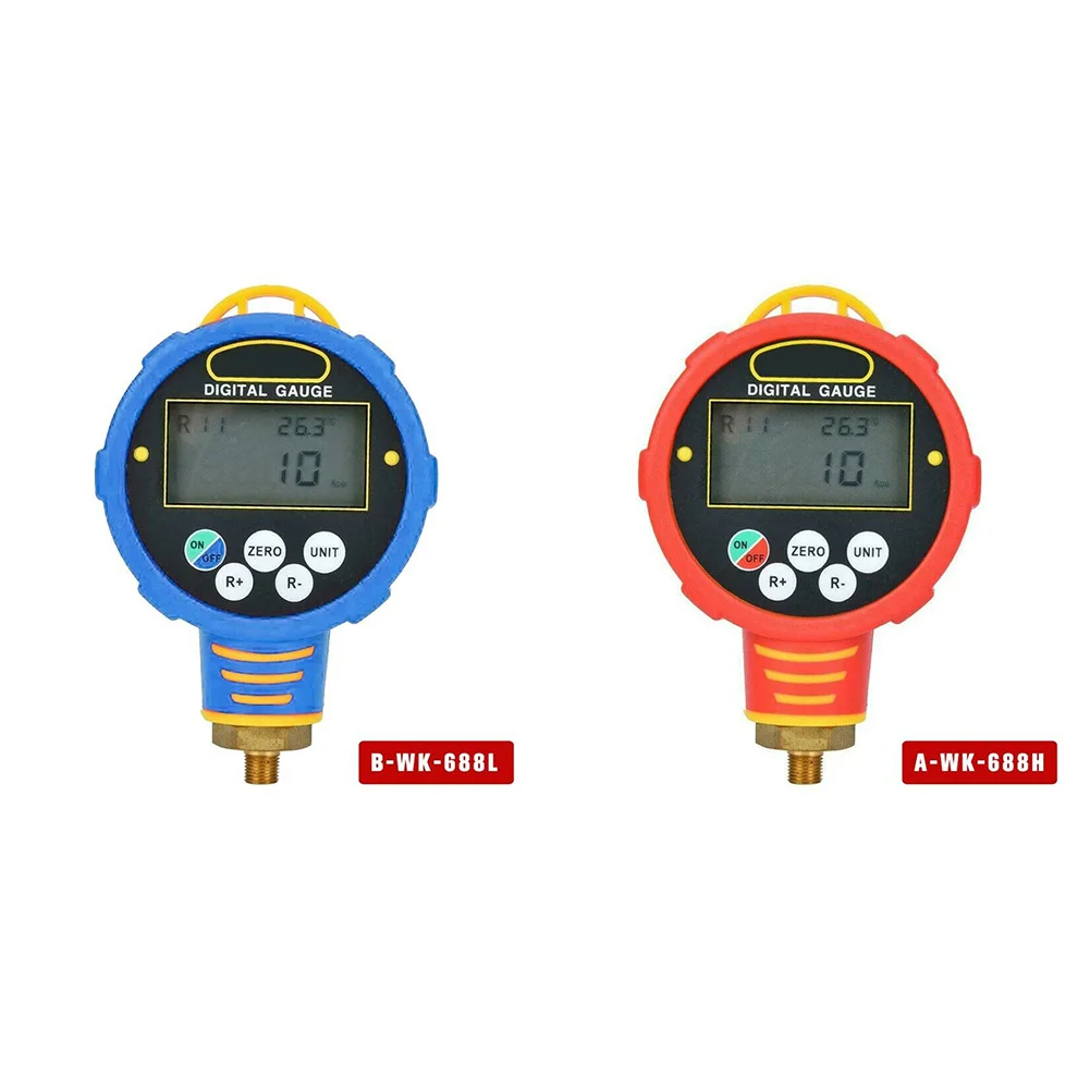 Wk-688h Manifold Gauge Tester Pressure Vacuum Meter Home Regulating Backlight Portable Professional Measuring Digital Display
Wk-688h Manifold Gauge Tester Pressure Vacuum Meter Home Regulating Backlight Portable Professional Measuring Digital Display