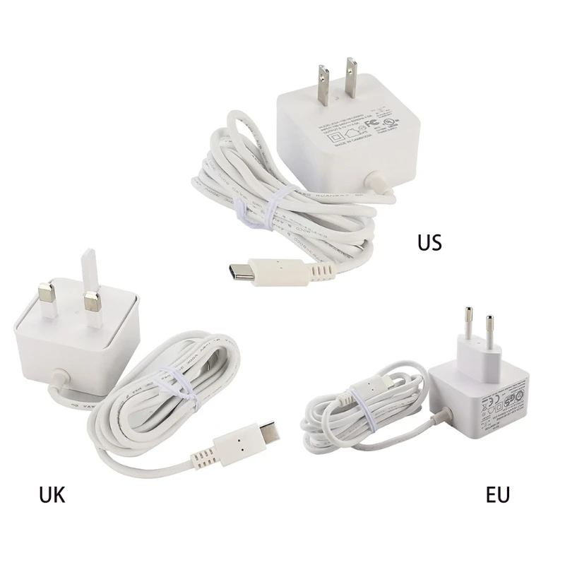 

Universal 5V 3A Charger for Raspberry Pi 4 2 Typ-C Power Supply Adapter Fast Micro USB Rapid Cord Adapter White