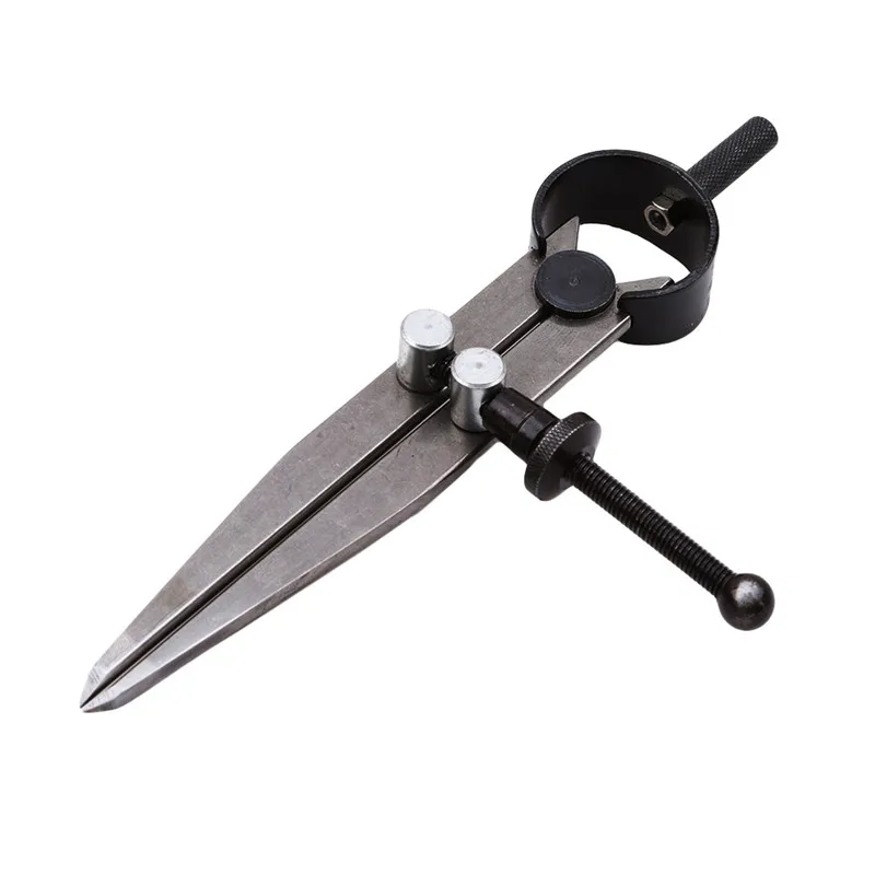 1PC Carbon steel Scriber Divider Wheel Compass Leather Stitch Hole Distance Measure Compass Leather Divider Tool
1PC Carbon steel Scriber Divider Wheel Compass Leather Stitch Hole Distance Measure Compass Leather Divider Tool