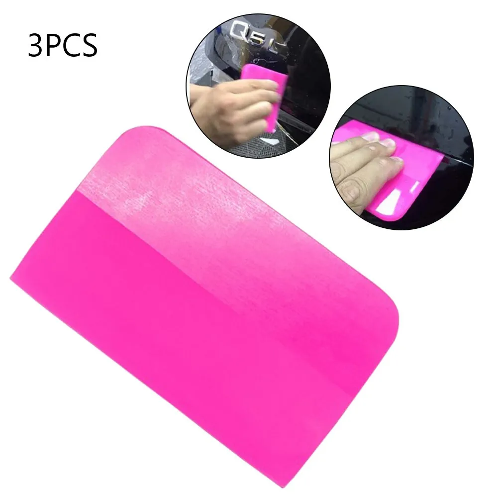 Pink Squeegee Plastic Rubber Small Size Soft Sticker Tools TPU Vehicle Vinyl Wrapping 3pcs
Pink Squeegee Plastic Rubber Small Size Soft Sticker Tools TPU Vehicle Vinyl Wrapping 3pcs