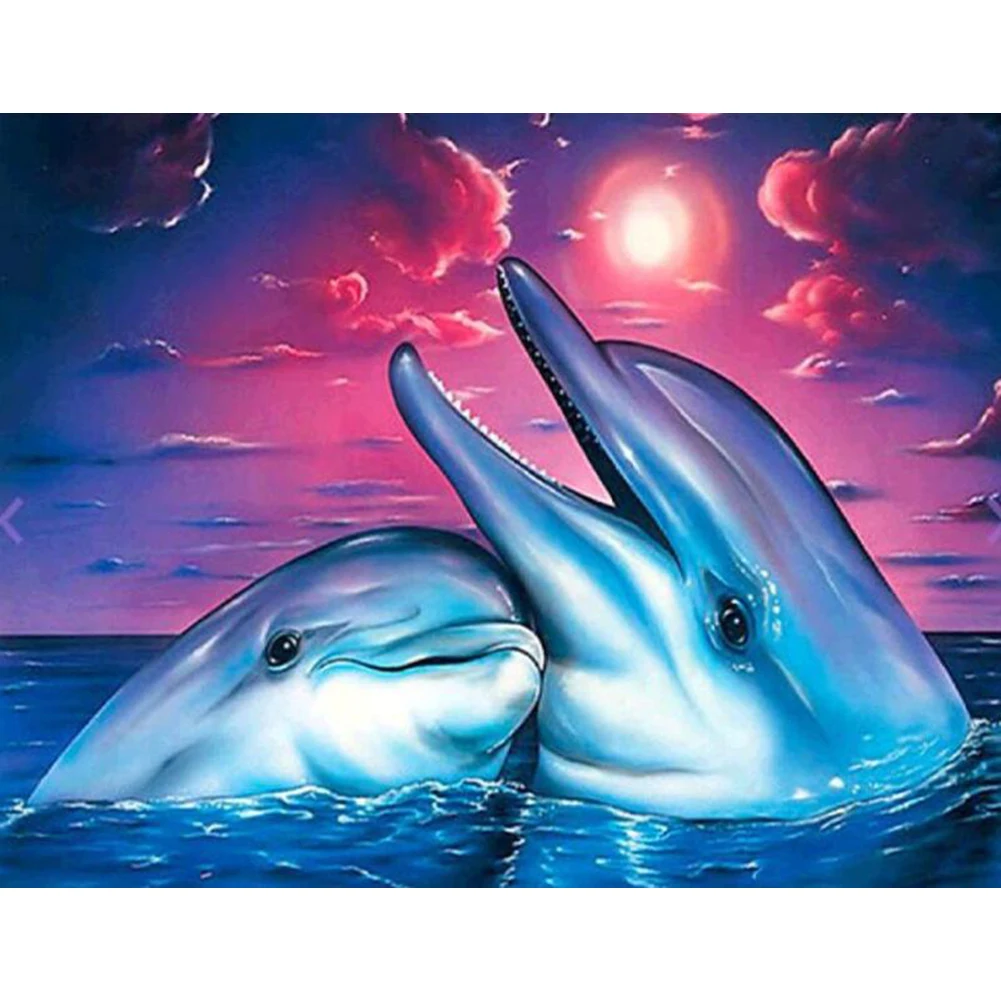 Eniref Full Square Round Diamond Painting Dolphin Picture 5D DIY Diamond Mosaic Embroidery Art Painting Rhinestone Home Decor
Eniref Full Square Round Diamond Painting Dolphin Picture 5D DIY Diamond Mosaic Embroidery Art Painting Rhinestone Home Decor