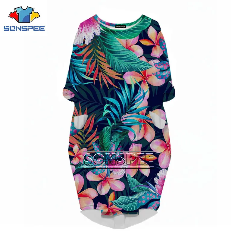 SONSPEE New 3D Print Hawaiian Style Fashion Sleeve Casual and Versatile Harajuku Women Comfortable Party Loose Large Size Dresse
SONSPEE New 3D Print Hawaiian Style Fashion Sleeve Casual and Versatile Harajuku Women Comfortable Party Loose Large Size Dresse