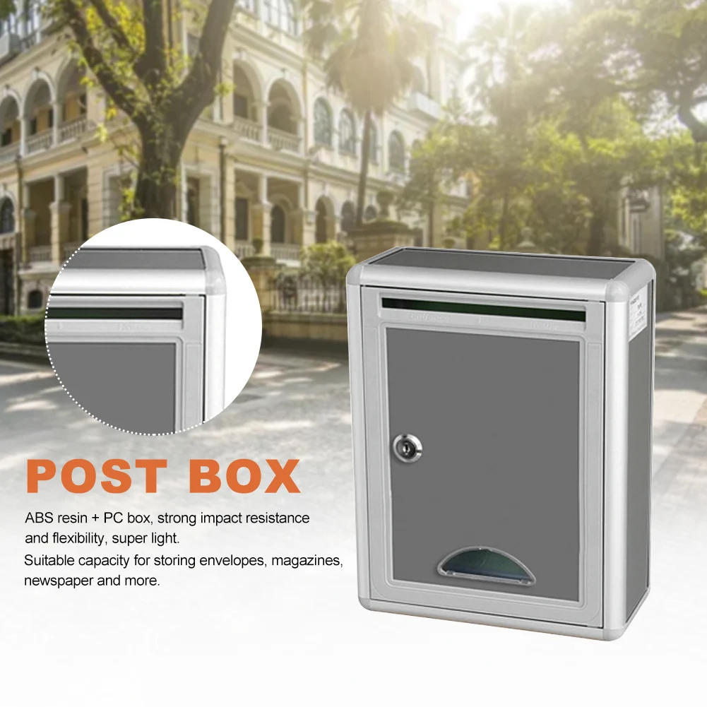 Почтовый ящик для почты писем украшение сада запираемый безопасный почтовый