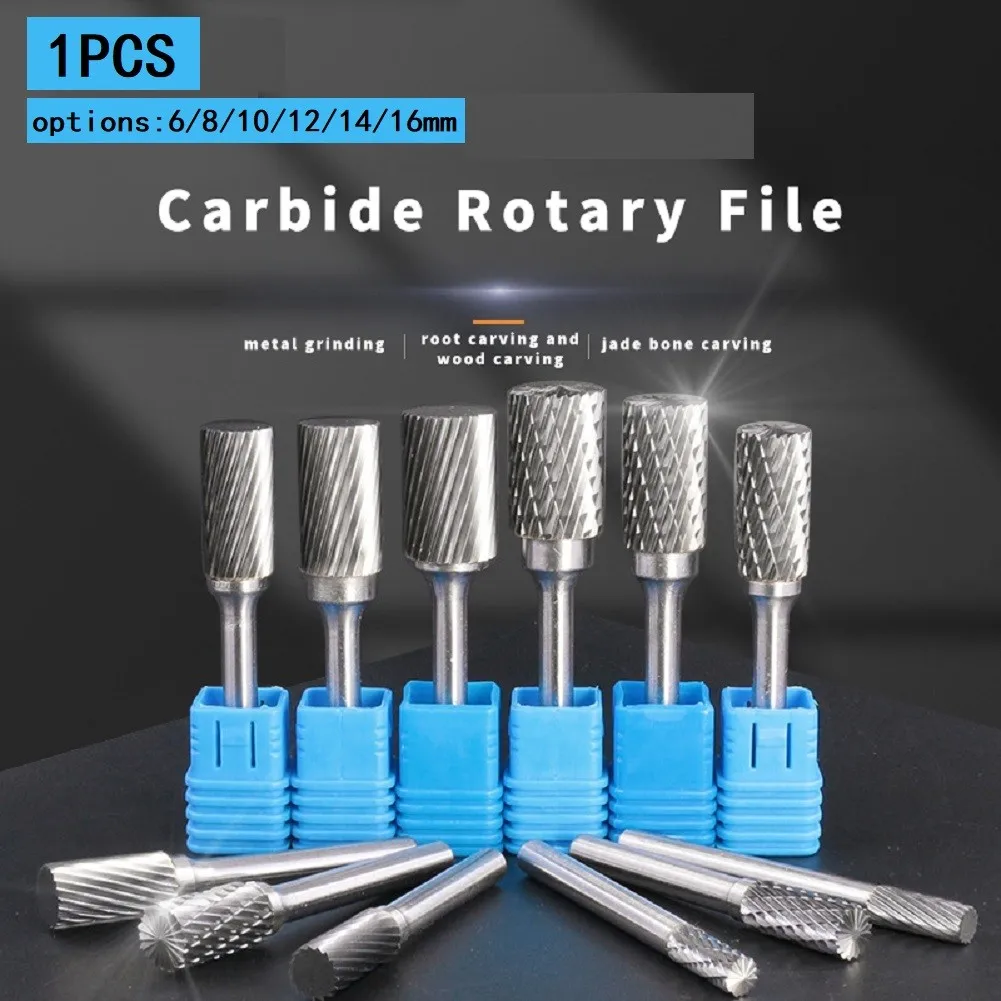 Carbide Rotary File Milling Metal Grinding Cutter Burr Head Drill Bit Woodworking Tools 6-16mm Cutting Edge Diameter Milling
Carbide Rotary File Milling Metal Grinding Cutter Burr Head Drill Bit Woodworking Tools 6-16mm Cutting Edge Diameter Milling