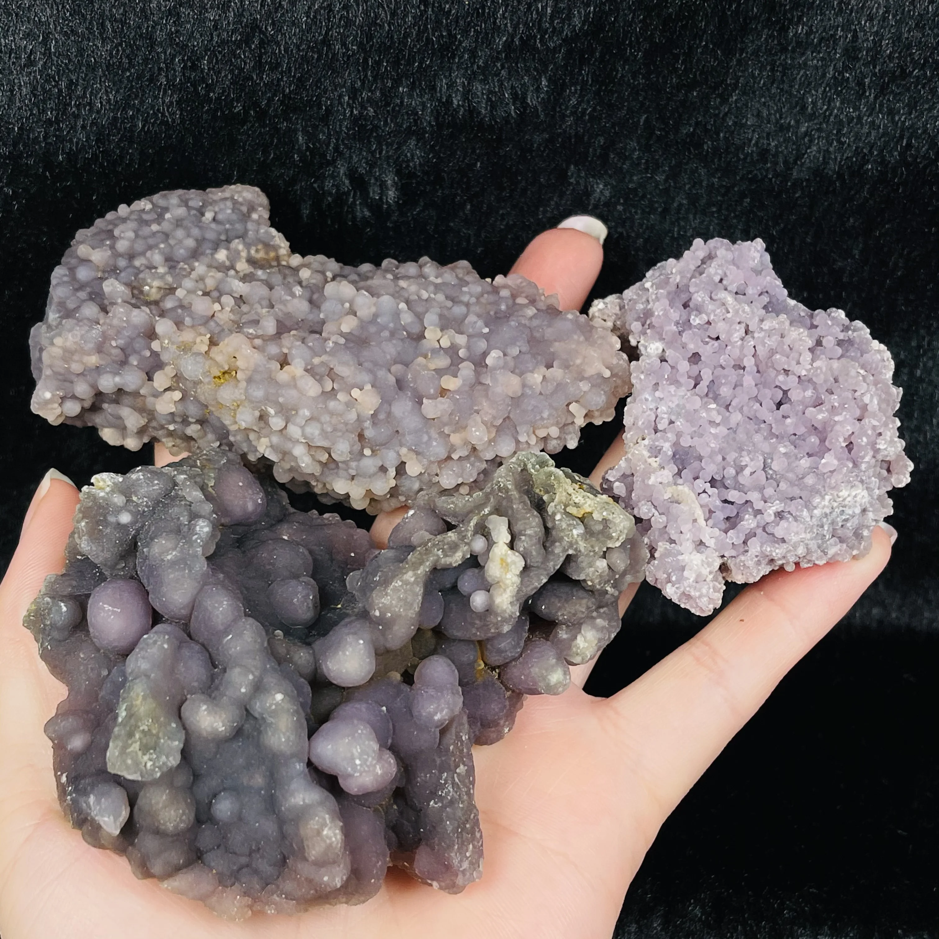 Natural Prehnite Agate Raw Purple Crystal Cluster Healing Specimen Home Decoration Crafts Gift
Natural Prehnite Agate Raw Purple Crystal Cluster Healing Specimen Home Decoration Crafts Gift