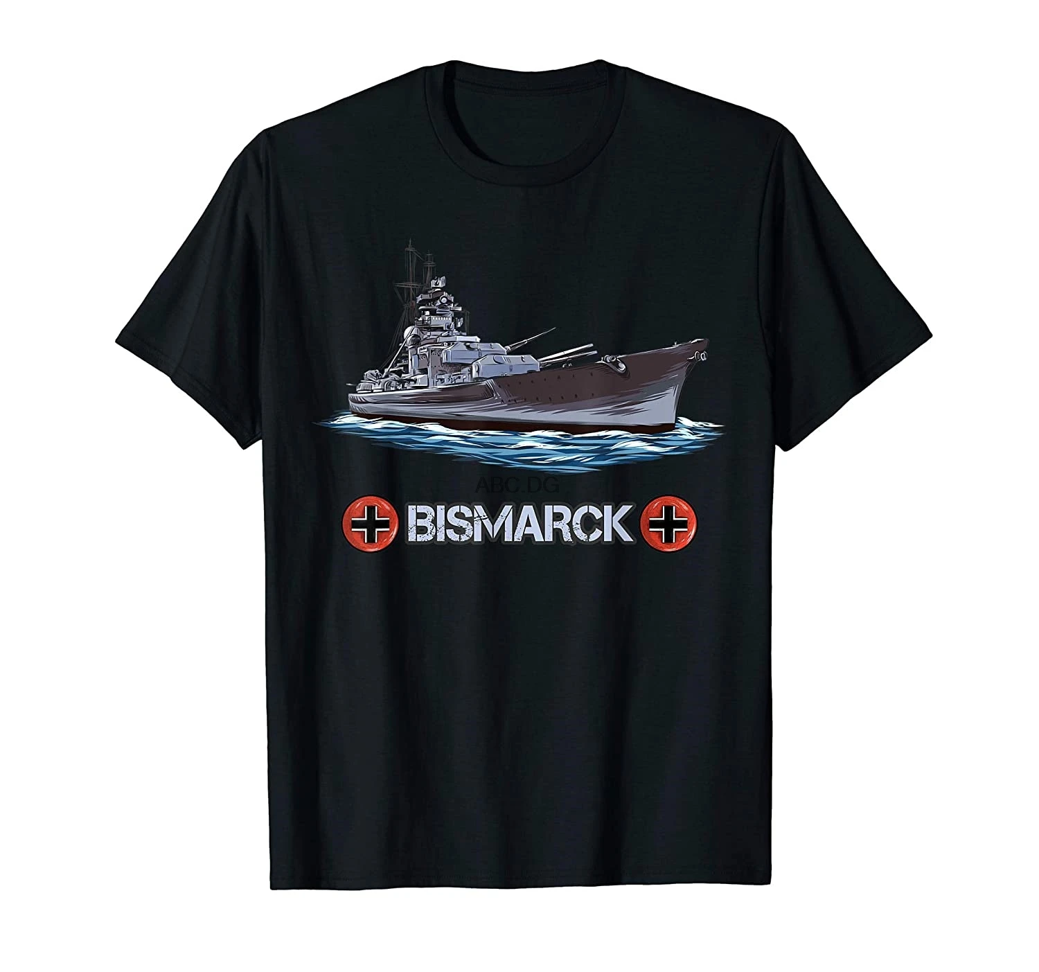 

Vintage World War 2 German Navy Otto Von Bismarck Battleship T-Shirt