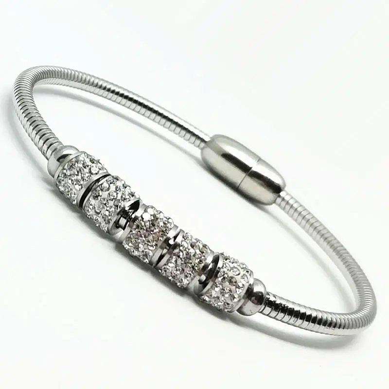 2020 New Arrival Bracelet Wedding Jewelry Accessories Fashion Snake Bone Chain with Crystal Beads Magnetic Bracelets Bangle
2020 New Arrival Bracelet Wedding Jewelry Accessories Fashion Snake Bone Chain with Crystal Beads Magnetic Bracelets Bangle