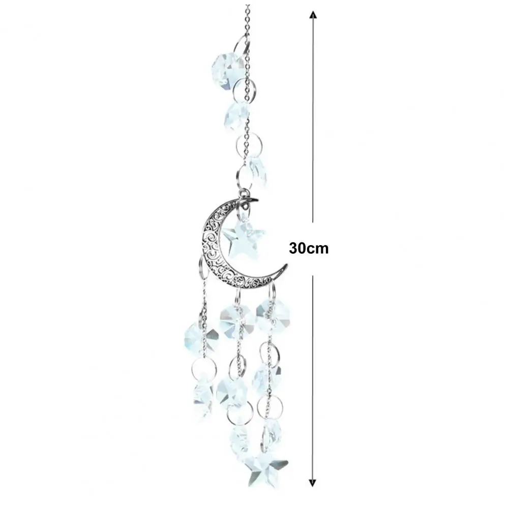 Hot Sales Hanging Pendant Delicate Decorative Faux Crystal Attractive Star Moon Windchime Sun Catcher for Living Room
Hot Sales Hanging Pendant Delicate Decorative Faux Crystal Attractive Star Moon Windchime Sun Catcher for Living Room