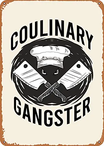 Coulinary Gangsta винтажный вид металлический знак патент художественные принты Ретро подарок 8x12 дюймов 
Coulinary Gangsta винтажный вид металлический знак патент художественные принты Ретро подарок 8x12 дюймов