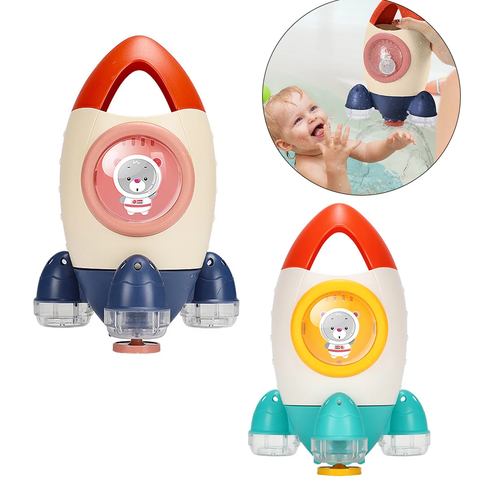 Cute Baby Bath Toys Bathroom Play Water Spraying Tool Rocket Shower Floating Toys Kids Bathroom Water Toys Early Educational 
Cute Baby Bath Toys Bathroom Play Water Spraying Tool Rocket Shower Floating Toys Kids Bathroom Water Toys Early Educational