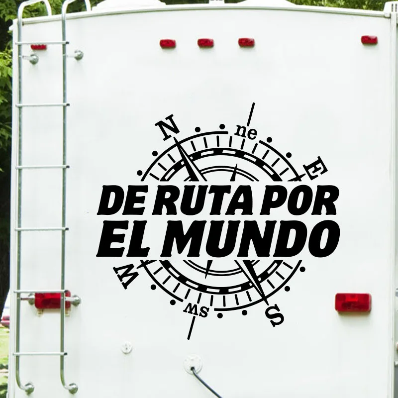 Spanish Camping Rv Travel World Compass Car Truck Wall Sticker Kids Room Explore Adventure Camper Wall Decal Bedroom Vinyl De
Spanish Camping Rv Travel World Compass Car Truck Wall Sticker Kids Room Explore Adventure Camper Wall Decal Bedroom Vinyl De