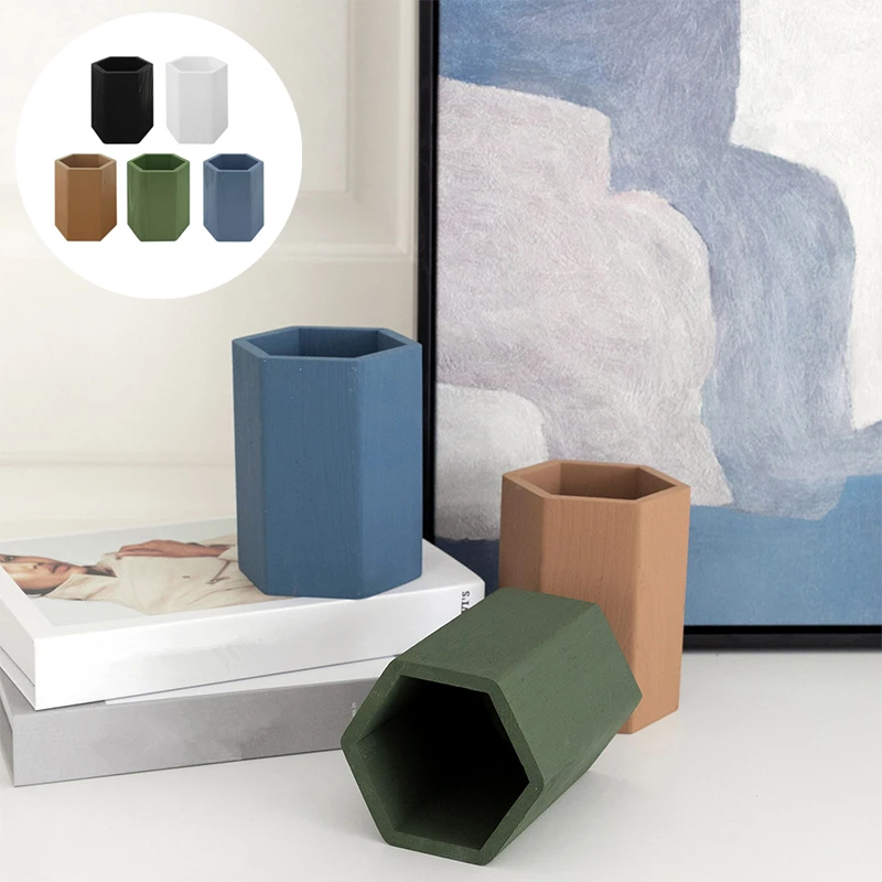 1Pc Nordic Morandi Color Wooden Hexagonal Pen Holder Desktop Storage Tube Home School Office Organizer
1Pc Nordic Morandi Color Wooden Hexagonal Pen Holder Desktop Storage Tube Home School Office Organizer