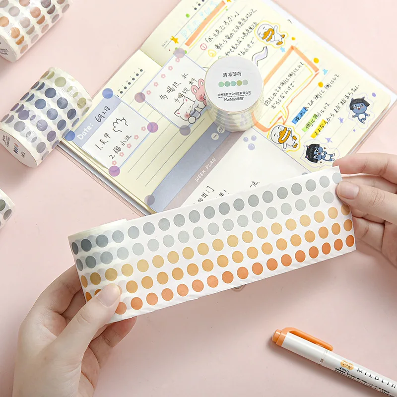 Solid Color Dot Base Element Decorative Adhesive Tape Dot Masking Washi Tape DIY Scrapbooking Sticker Label Japanese Stationery
Solid Color Dot Base Element Decorative Adhesive Tape Dot Masking Washi Tape DIY Scrapbooking Sticker Label Japanese Stationery