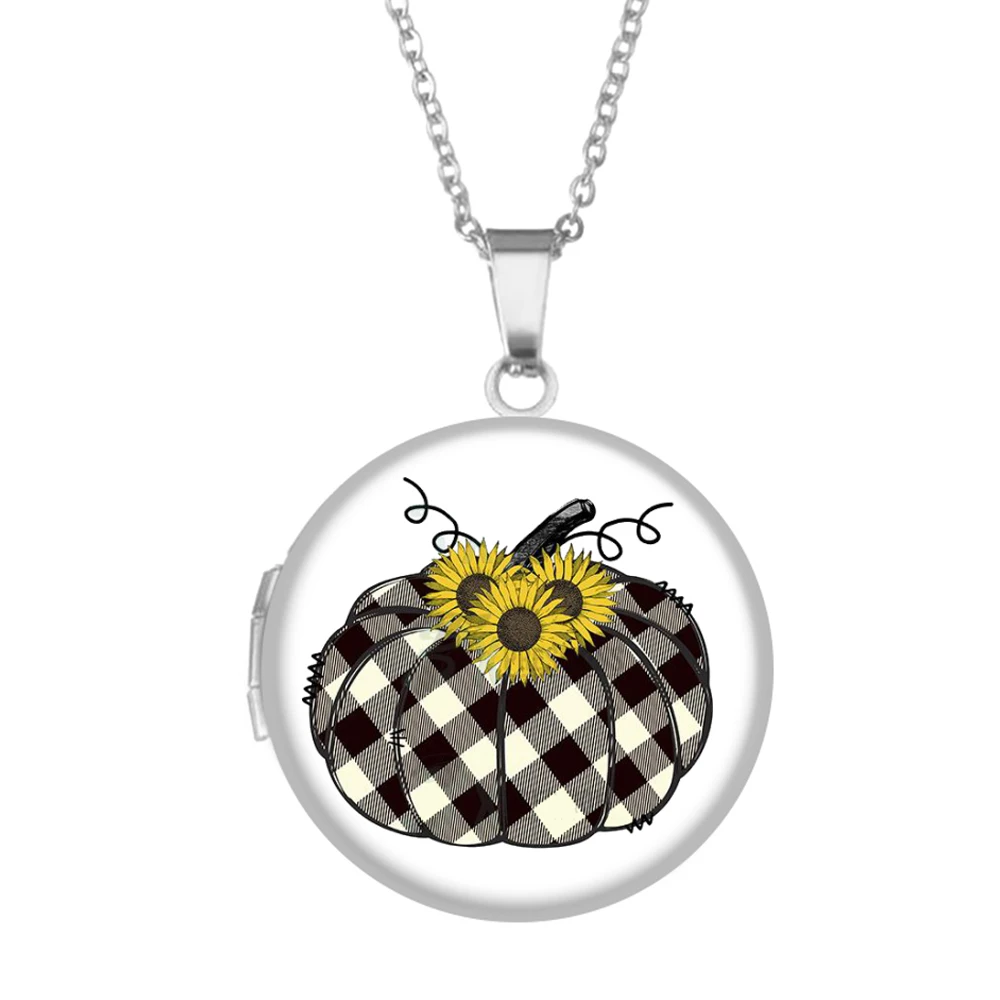 Pumpkin Stainless steel painted Phase box, chain length 60cm, diameter 27cm Necklace XH010
Pumpkin Stainless steel painted Phase box, chain length 60cm, diameter 27cm Necklace XH010