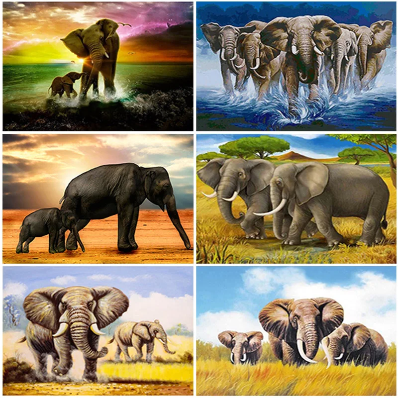 5D DIY Diamond Painting Elephant Diamond Embroidery Animal Rhinestone Wall Art Picture Mosaic Home Decoration Handmade Gift
5D DIY Diamond Painting Elephant Diamond Embroidery Animal Rhinestone Wall Art Picture Mosaic Home Decoration Handmade Gift