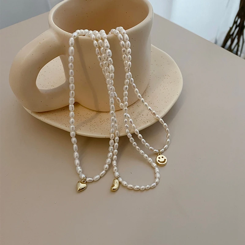 MENGJIQIAO Korean Elegant Freshwater Pearl Choker For Women Girls Sweet Heatt Necklace Wedding Jewelry Colares Gifts
MENGJIQIAO Korean Elegant Freshwater Pearl Choker For Women Girls Sweet Heatt Necklace Wedding Jewelry Colares Gifts