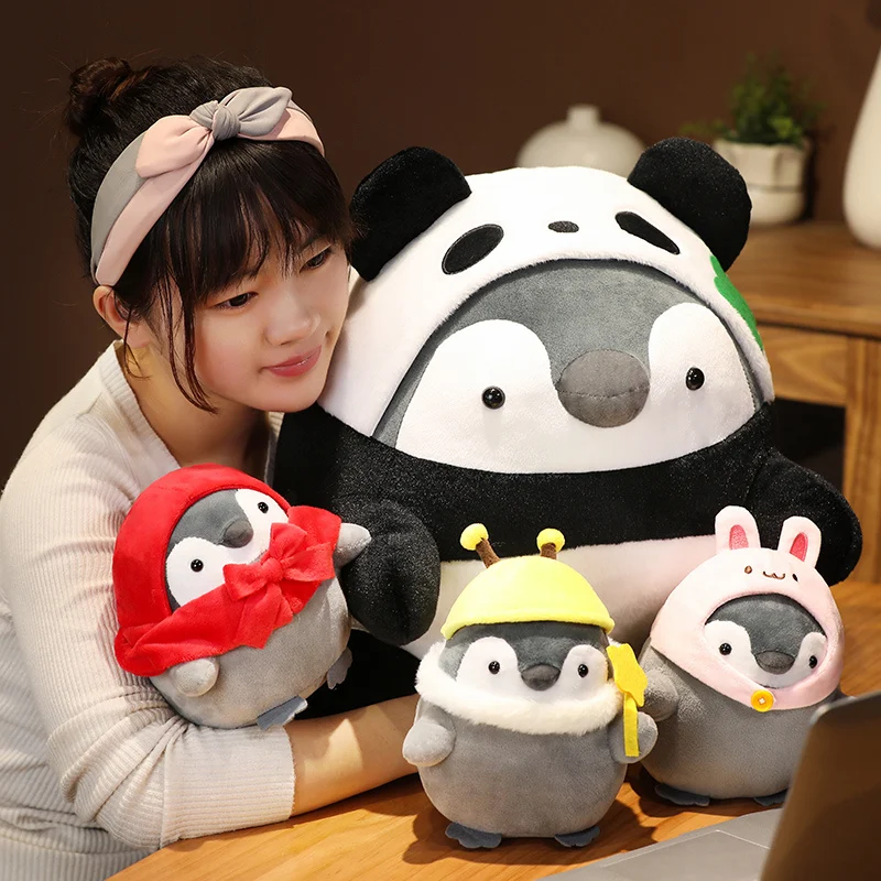 20/30/50CM New Cosplay Plush Cute Dressing Up Penguin With Clothes Children Toys Baby Soft Stuffed Animals Dolls
20/30/50CM New Cosplay Plush Cute Dressing Up Penguin With Clothes Children Toys Baby Soft Stuffed Animals Dolls