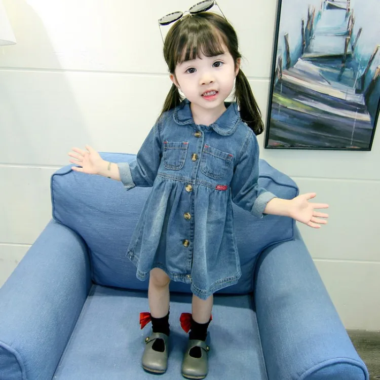 Baby Girls Dresses Casual Cute Sleeve Denim Princess Party Dress Autumn Tutu Dress for Girl 1 2 3 4 5 6 Years Fashion
Baby Girls Dresses Casual Cute Sleeve Denim Princess Party Dress Autumn Tutu Dress for Girl 1 2 3 4 5 6 Years Fashion