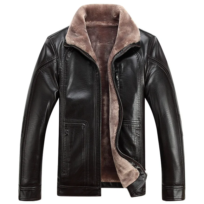 Winter Mens Clothing Natural Sheepskin Fur Sheep Leather Long Sleeve Coat Casacas De Cuero Casual Slim Fit Warm Travel Jacket
Winter Mens Clothing Natural Sheepskin Fur Sheep Leather Long Sleeve Coat Casacas De Cuero Casual Slim Fit Warm Travel Jacket