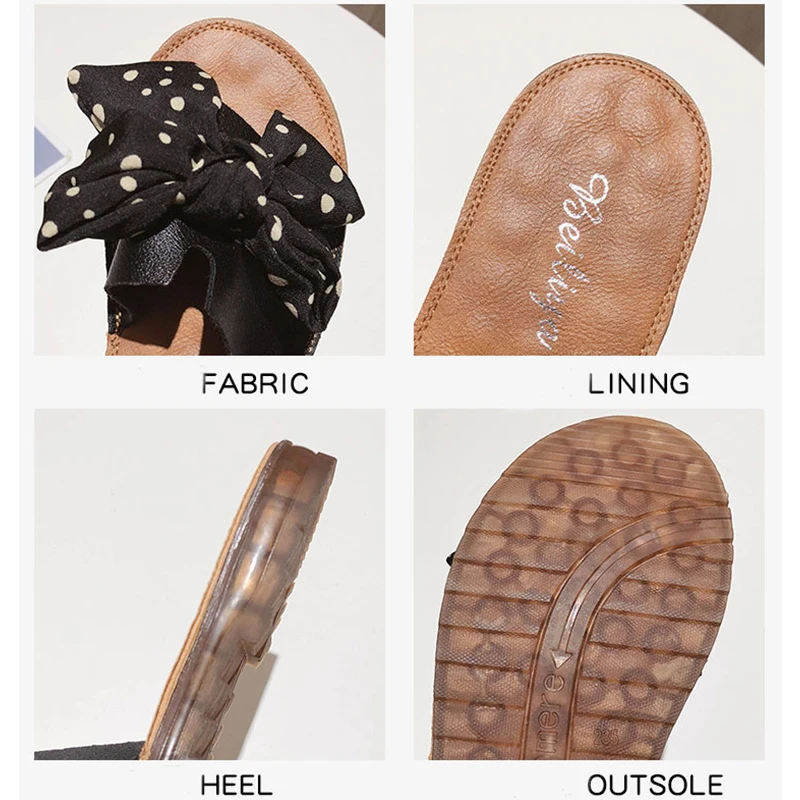 2021 Summer New Women's slippers Bow Soft Non-Slip Beach Shoes Designer Slides Shoes For Women Flats Sandals Lightweight
2021 Summer New Women's slippers Bow Soft Non-Slip Beach Shoes Designer Slides Shoes For Women Flats Sandals Lightweight