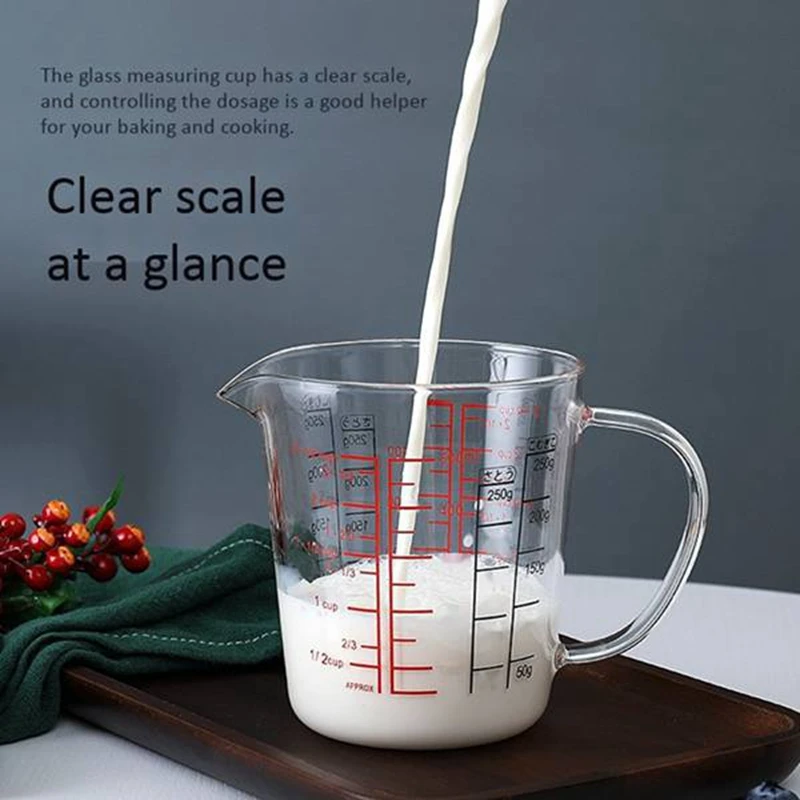 2 Pack Glass Measuring Cup Milk Jug Heat Resistant Glass Cup Measure Jug Creamer Scale Cup Tea Coffee Microwave Safe
2 Pack Glass Measuring Cup Milk Jug Heat Resistant Glass Cup Measure Jug Creamer Scale Cup Tea Coffee Microwave Safe