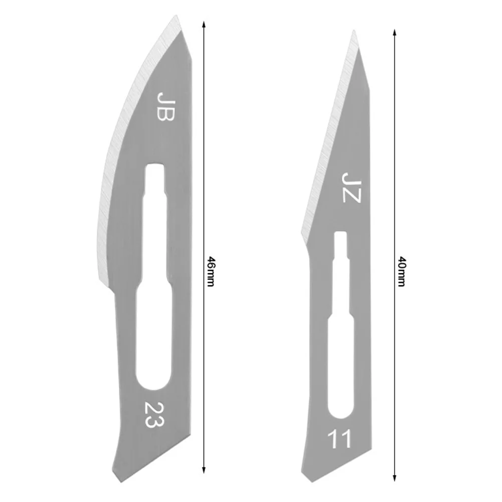 11 Pieces Of Carbon Steel Utility Blade Scalpel Blade DIY Cutting Hand Tool Stainless Steel Plate Excellent Sharpness Small Cut
11 Pieces Of Carbon Steel Utility Blade Scalpel Blade DIY Cutting Hand Tool Stainless Steel Plate Excellent Sharpness Small Cut