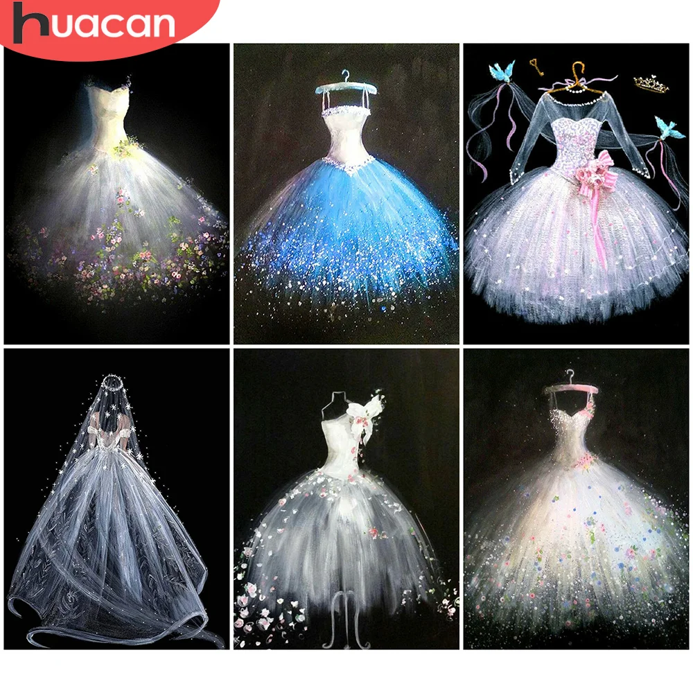 HUACAN 5D Diamond Painting Wedding Dress Full Square/Round Diamond Art Rhinestone Embroidery Mosaic Cross Stitch Home Decoration
HUACAN 5D Diamond Painting Wedding Dress Full Square/Round Diamond Art Rhinestone Embroidery Mosaic Cross Stitch Home Decoration