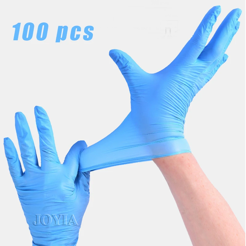 Disposable Gloves 100pcs Examination Glove Powder Free S M L Blue Nitrile Synthetic Vinyl Home Work Elastic Hand Cover No Box
Disposable Gloves 100pcs Examination Glove Powder Free S M L Blue Nitrile Synthetic Vinyl Home Work Elastic Hand Cover No Box
