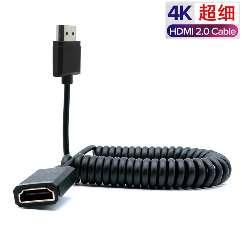 Super 1,8 M HDMI-kompatibel zu MINI Micro HDMI männlich zu Weiblich Stretch Frühjahr Curl Flexible Kabel 4k * 2k 60Hz 2,0 OD 3,0
Super 1,8 M HDMI-kompatibel zu MINI Micro HDMI männlich zu Weiblich Stretch Frühjahr Curl Flexible Kabel 4k * 2k 60Hz 2,0 OD 3,0