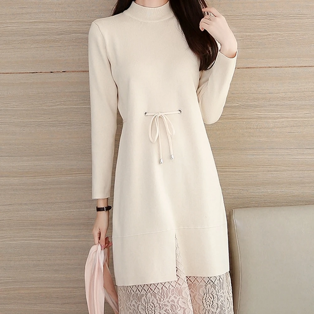 High Quality Bottomed Wool Dress Women's Autumn Winter New Lace Inner Knitted Dress with Coat Hot Selling Dress for Women
High Quality Bottomed Wool Dress Women's Autumn Winter New Lace Inner Knitted Dress with Coat Hot Selling Dress for Women