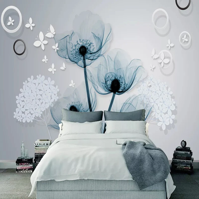 3D Wallpaper Modern Stereo Flowers Butterfly Murals Living Room TV Sofa Art Home Decor Self-Adhesive Waterproof 3D Wall Stickers
3D Wallpaper Modern Stereo Flowers Butterfly Murals Living Room TV Sofa Art Home Decor Self-Adhesive Waterproof 3D Wall Stickers