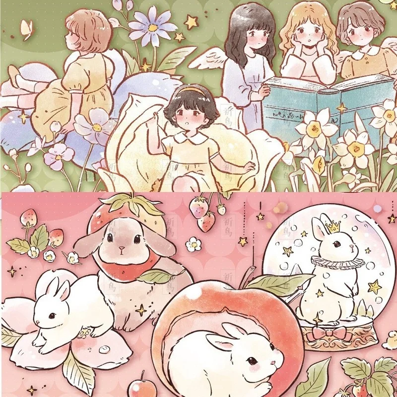 1 петля 3,5x80 см Фея васи лента четыре сезона садовая пальчиковая кролик PETtape 
1 петля 3,5x80 см Фея васи лента четыре сезона садовая пальчиковая кролик PETtape