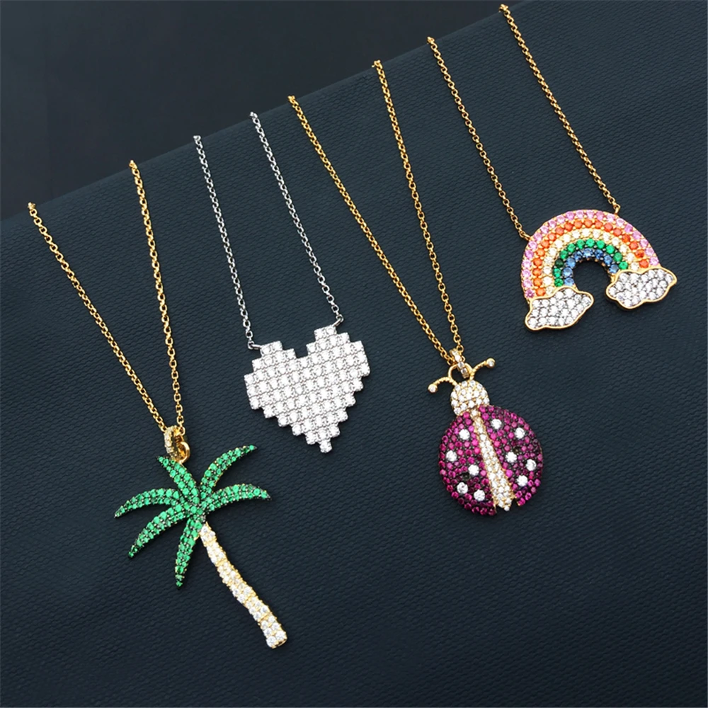 cheny s925 sterling silver new rainbow necklace female fashion light luxury coconut beetle heart-shaped clavicle chain
cheny s925 sterling silver new rainbow necklace female fashion light luxury coconut beetle heart-shaped clavicle chain