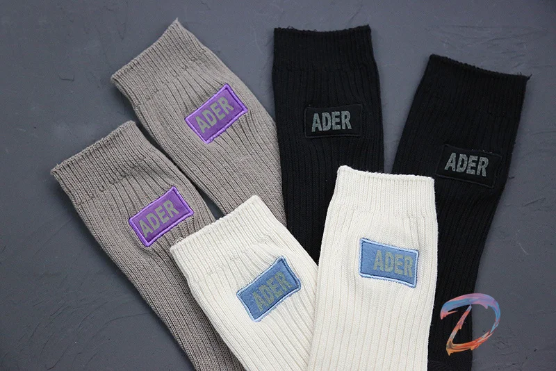 Ader Error Socks High Quality Piece Embroidery Thick Needle Cotton Sports Medium Tube Socks Adererror Men's Women's Trendy Socks 
Ader Error Socks High Quality Piece Embroidery Thick Needle Cotton Sports Medium Tube Socks Adererror Men's Women's Trendy Socks