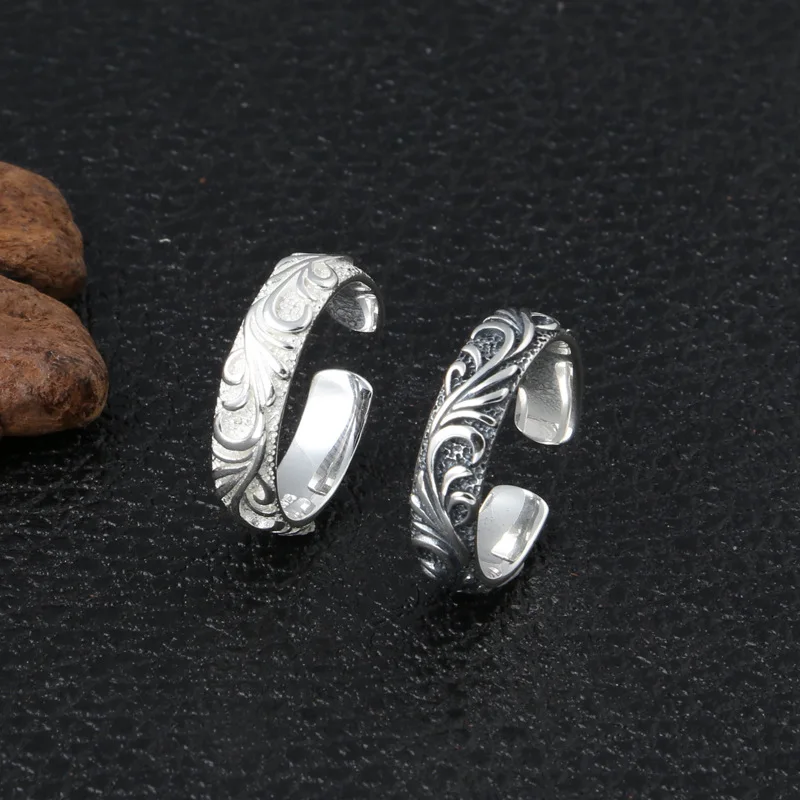 FNJ 925 Silver Rings Adjustable Size Open Flower Pattern Popular S925 Solid Thai Silver Ring for Women Jewelry Fine
FNJ 925 Silver Rings Adjustable Size Open Flower Pattern Popular S925 Solid Thai Silver Ring for Women Jewelry Fine