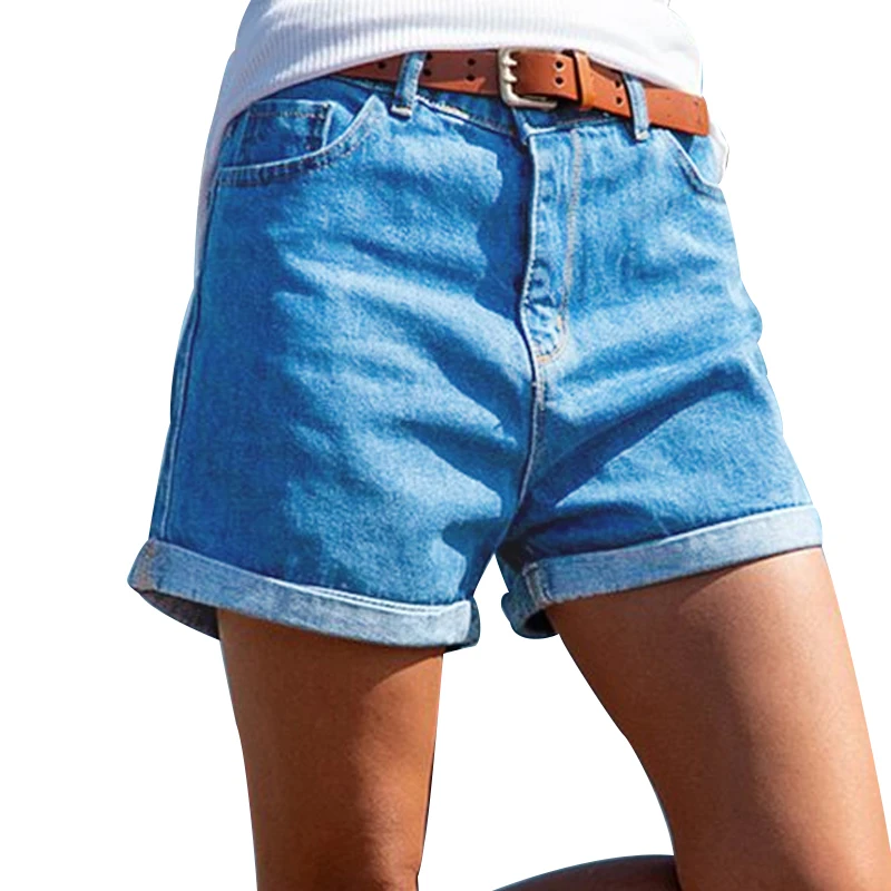 High waist jeans ladies loose casual Korean mom blue shorts BF oversize wide-leg pants summer street jean shorts
High waist jeans ladies loose casual Korean mom blue shorts BF oversize wide-leg pants summer street jean shorts