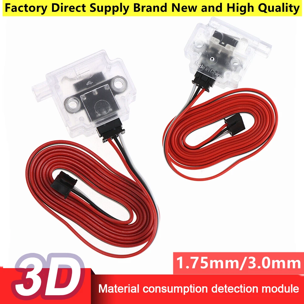 New 3D Printer Filament Break Detection Module With 1M Cable Run-Out Sensor Material Runout Detector For Ender 3 CR10 3D Printer
New 3D Printer Filament Break Detection Module With 1M Cable Run-Out Sensor Material Runout Detector For Ender 3 CR10 3D Printer
