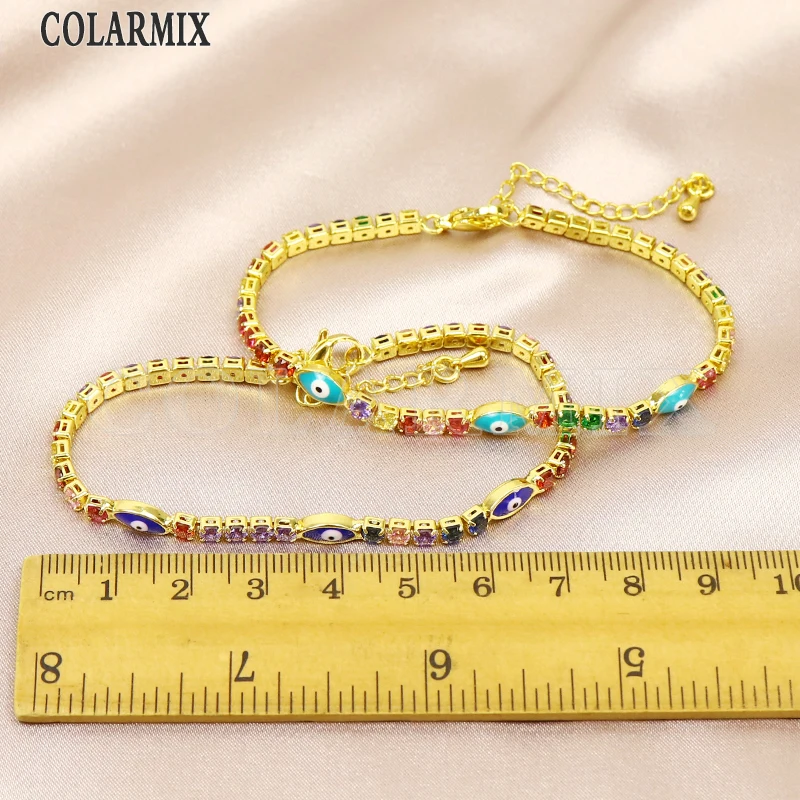 6 Pcs Rainbow Color Eyes Crystal Bracelet Fashion jewelry Bracelet Handmade Jewelry chain women Bracelet Jewelry GIft 9960
6 Pcs Rainbow Color Eyes Crystal Bracelet Fashion jewelry Bracelet Handmade Jewelry chain women Bracelet Jewelry GIft 9960