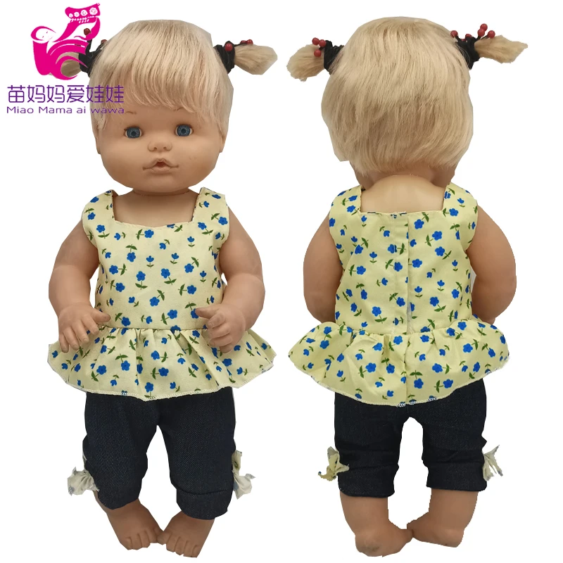 Кукольная летняя одежда Nenuco Ropa Y Su Hermanita 16 дюймов, одежда для маленьких кукол, одежда для девочек, Цветочная рубашка, 38 см
Кукольная летняя одежда Nenuco Ropa Y Su Hermanita 16 дюймов, одежда для маленьких кукол, одежда для девочек, Цветочная рубашка, 38 см